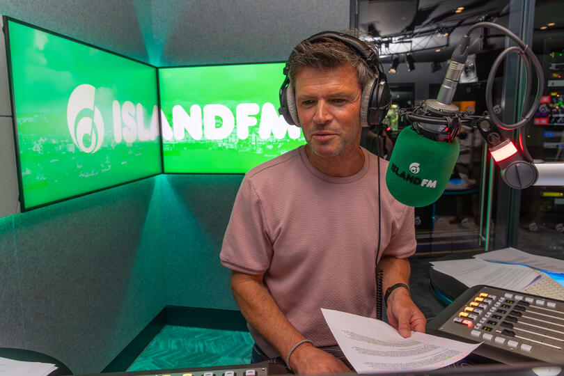 On-air at Island FM